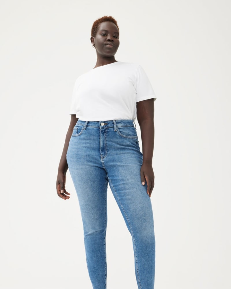 Front of a model wearing a size 20X29 MXP PLUS - HIGH RISE | NERVIS in NERVIS by Warp + Weft. | dia_product_style_image_id:279947